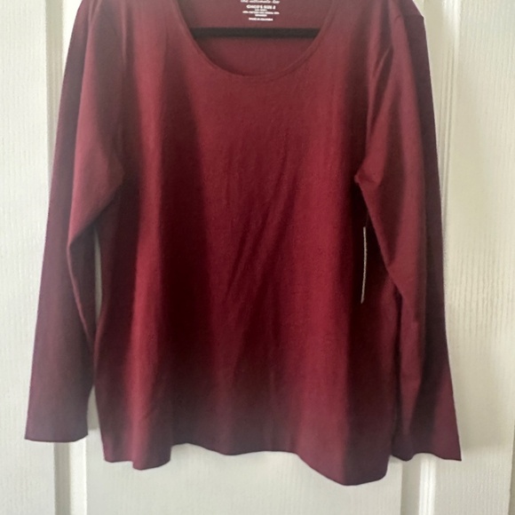 Chico's the Ultimate Tee Micromodal Layring Tee Long Sleeve Large/12 - Picture 3 of 5